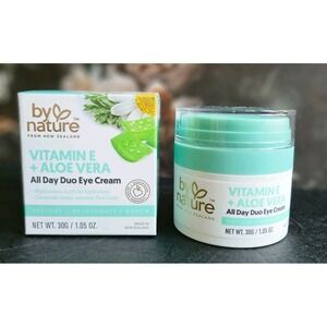 By NATURE Vitamin E +Aloe Vera ALL DAY DUO EYE CREAM - NEW 30g - Restore Renew